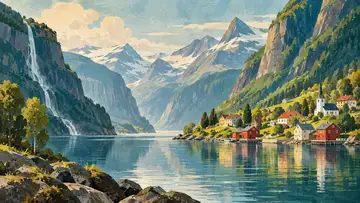 Norway wallpaper collection preview