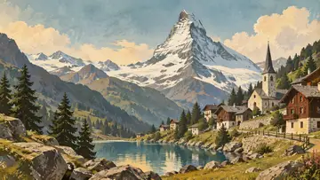 Switzerland wallpaper collection preview