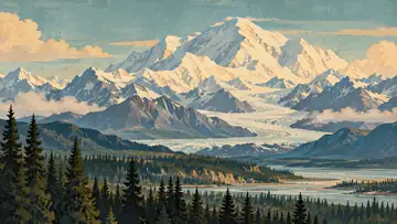 Alaska wallpaper collection preview