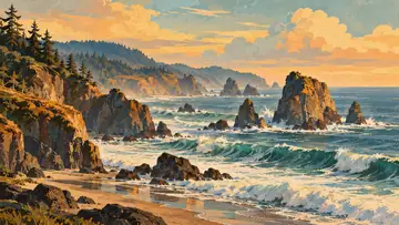 Oregon wallpaper collection preview
