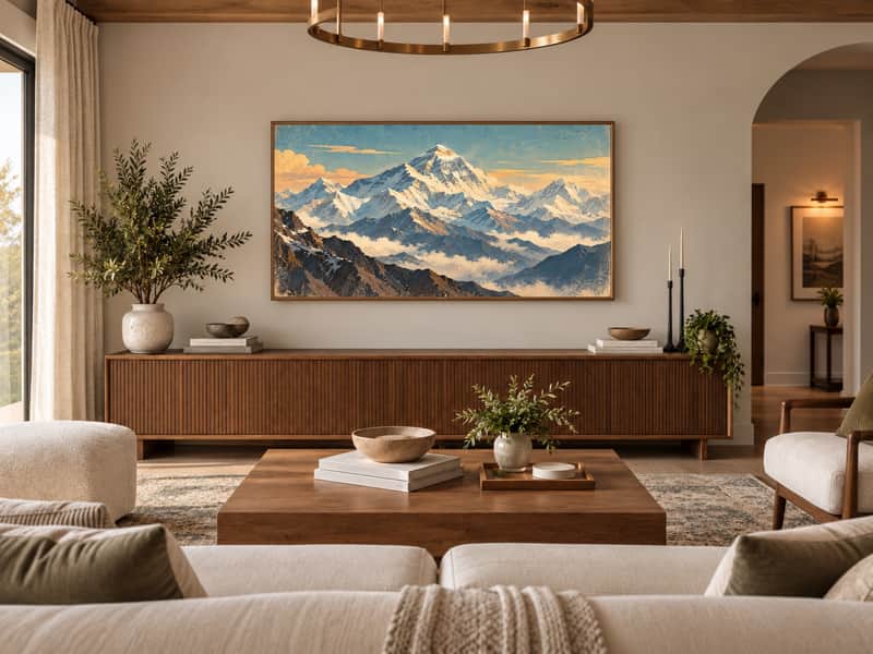 Guanabara Bay, Rio de Janeiro wallpaper shown as art on a Samsung Frame TV