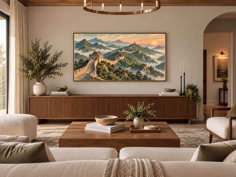 Colosseum, Italy wallpaper shown as art on a Samsung Frame TV